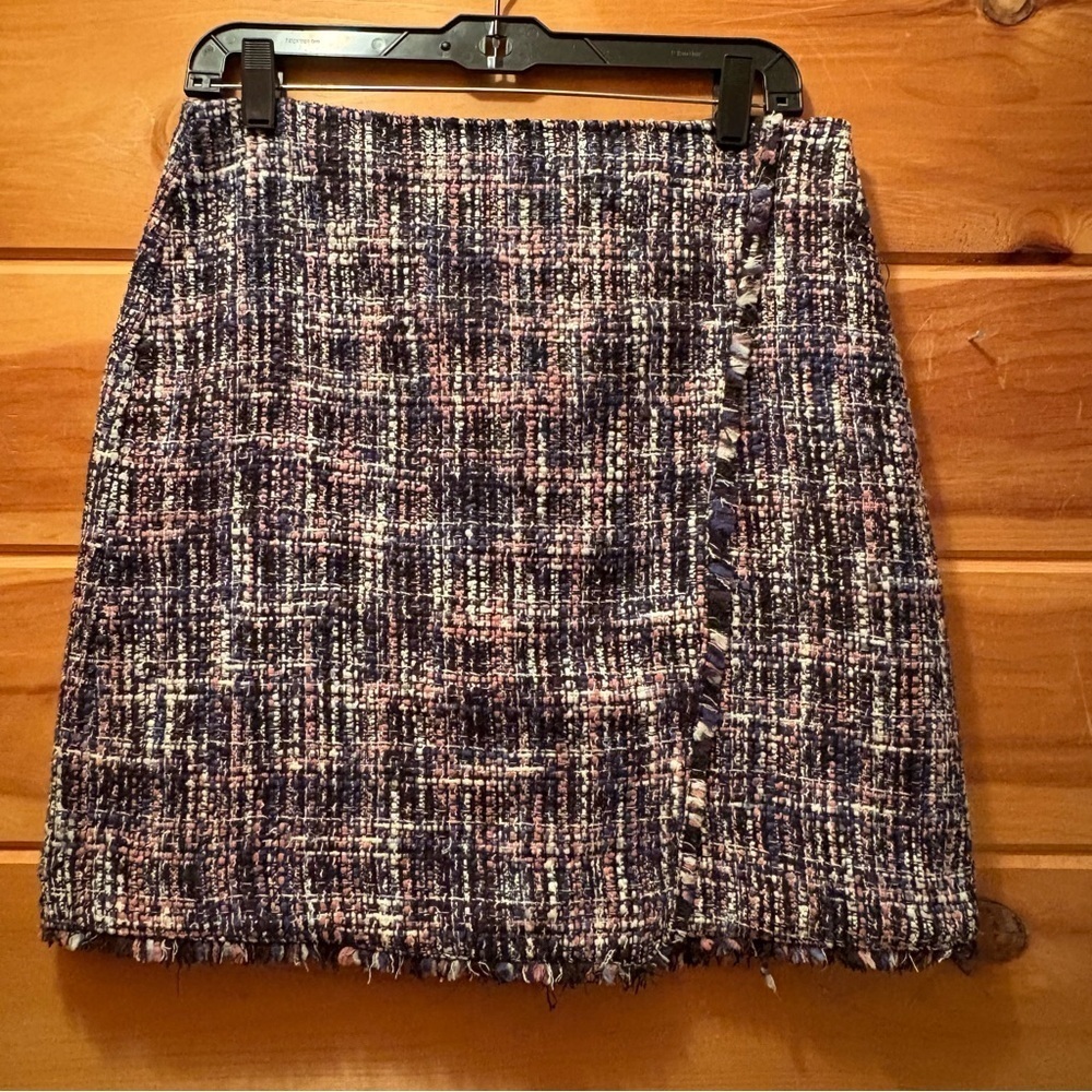 LOFT Multi-Color Mini Pencil Skirt